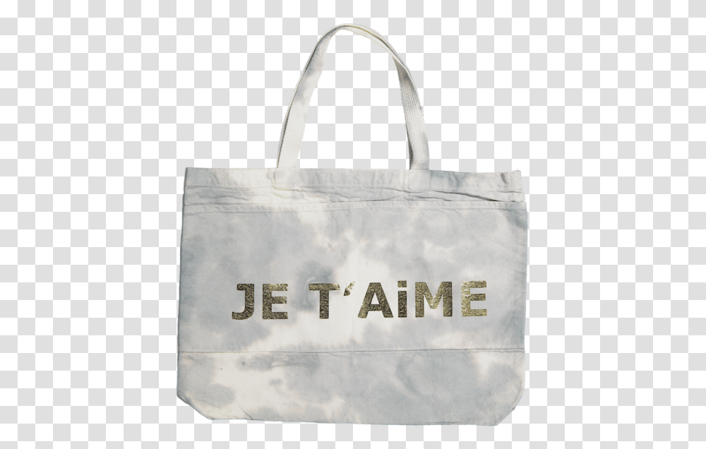 A Je T Aime Bag With Pockets In Gray With Gold Foil Tote Bag, Shopping Bag, Handbag, Accessories, Accessory Transparent Png