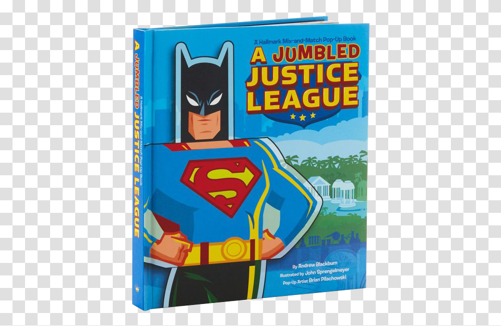 A Jumbled Justice League Mix Amp Match Pop Up Book Cartoon, Advertisement, Poster, Flyer, Paper Transparent Png