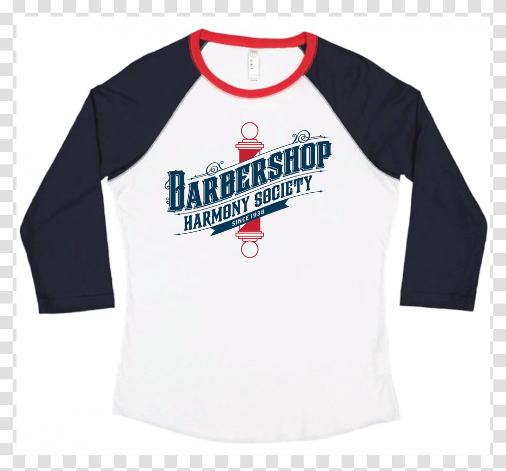 A Ladies 34 Vintage Style Baseball Tee Featuring Our Long Sleeved T Shirt, Apparel, T-Shirt Transparent Png