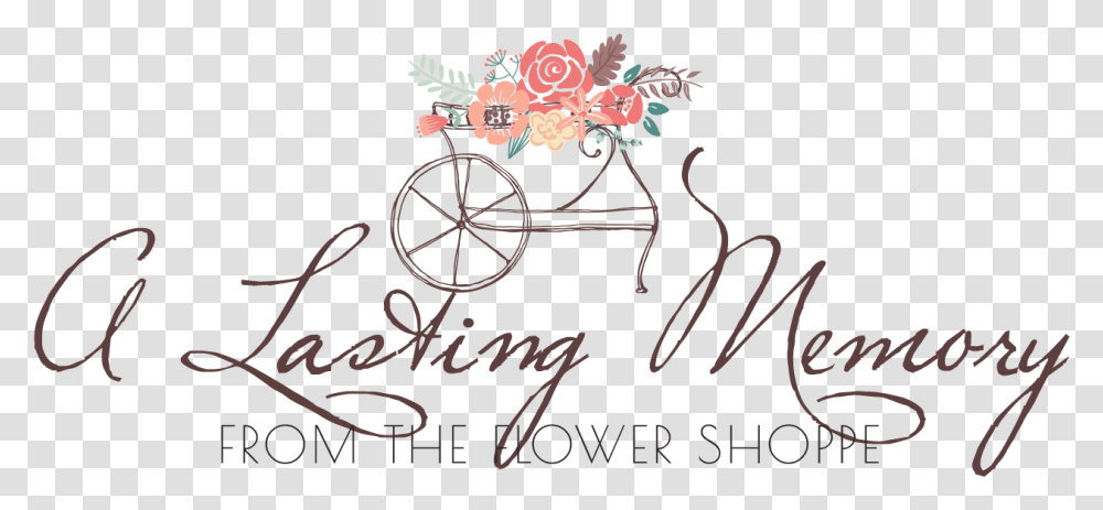 A Lasting Memory From The Flower Shoppe Calligraphy, Floral Design, Pattern Transparent Png