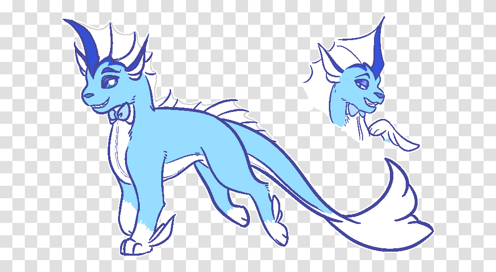 A Lil Beta Vaporeon, Dragon Transparent Png