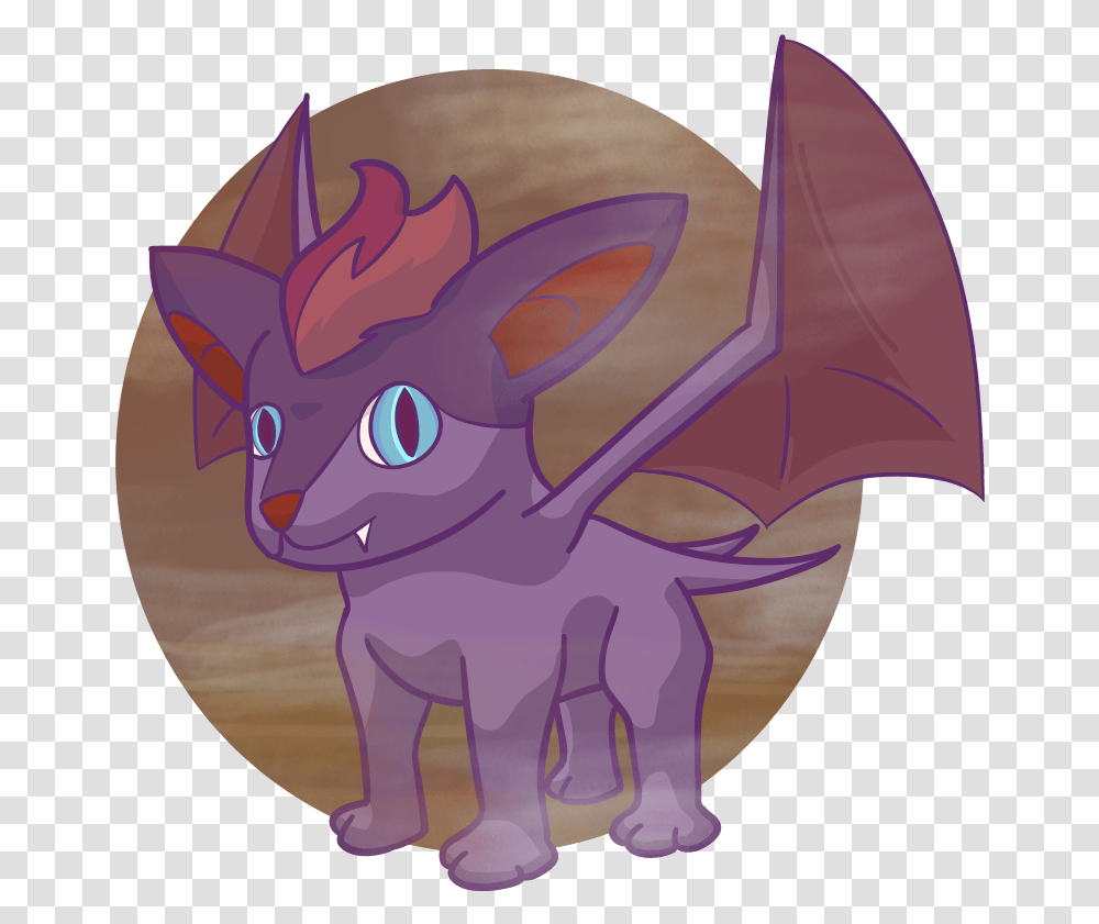 A Litleo And Zubat Cartoon, Mammal, Animal, Wildlife, Statue Transparent Png