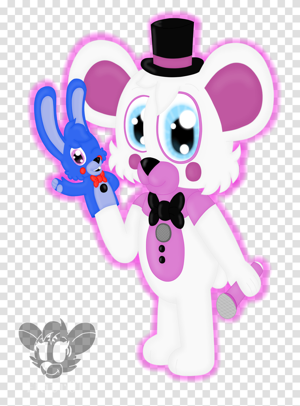 A Little And Cute Chibi Funtime Freddy By Thetigressflavy Fnaf Funtime Freddy Cute, Purple, Mascot Transparent Png