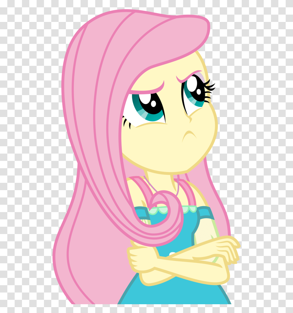 A Little Birdie Told Me Annoyed Mlp Eg Fluttershy Angry, Ear, Barbie, Figurine, Doll Transparent Png