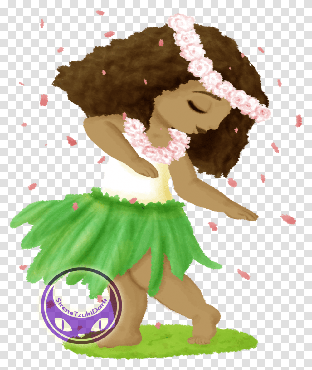 A Little Hawaiian Dancer I Made For The Group Character Illustration, Hula, Toy Transparent Png