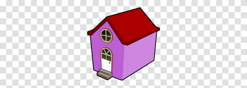A Little Purple House Clip Art, Mailbox, Letterbox, Den, Dog House Transparent Png