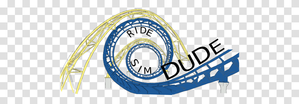 A Logo Copyrighted To Ride Sim Dude Clip Art, Amusement Park, Roller Coaster, Theme Park Transparent Png