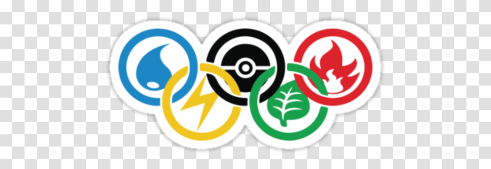 A Logo For The Japanese Olympics Fun Olympic Rings Clipart, Symbol, Label, Text, Graphics Transparent Png