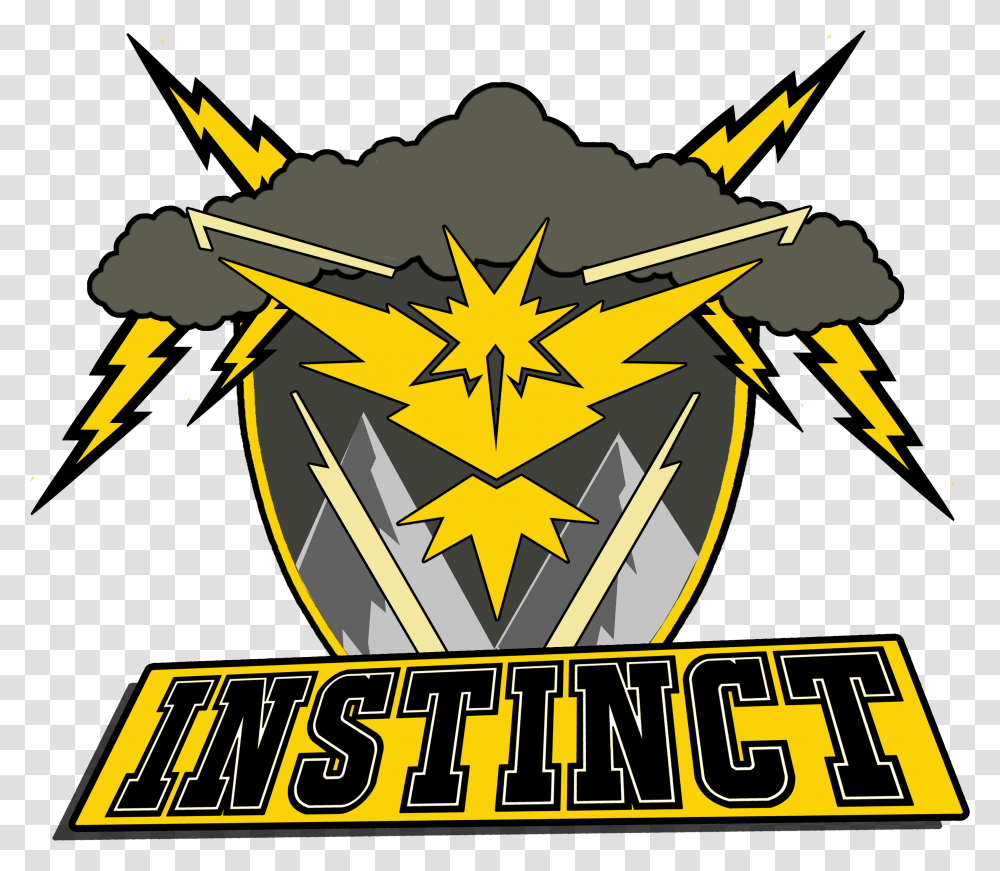A Logo I Made For Team Instinct Instinct Pokemon Go Logo, Symbol, Star Symbol, Trademark, Emblem Transparent Png