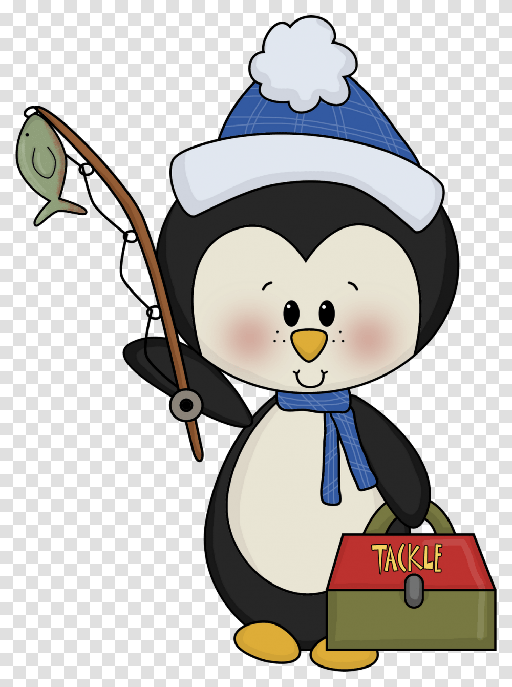A Look At My Weekpenguins Shapes And I Love Labels Cartoon Funny Penguin Fishing Clipart, Elf, Chef, Snowman, Winter Transparent Png