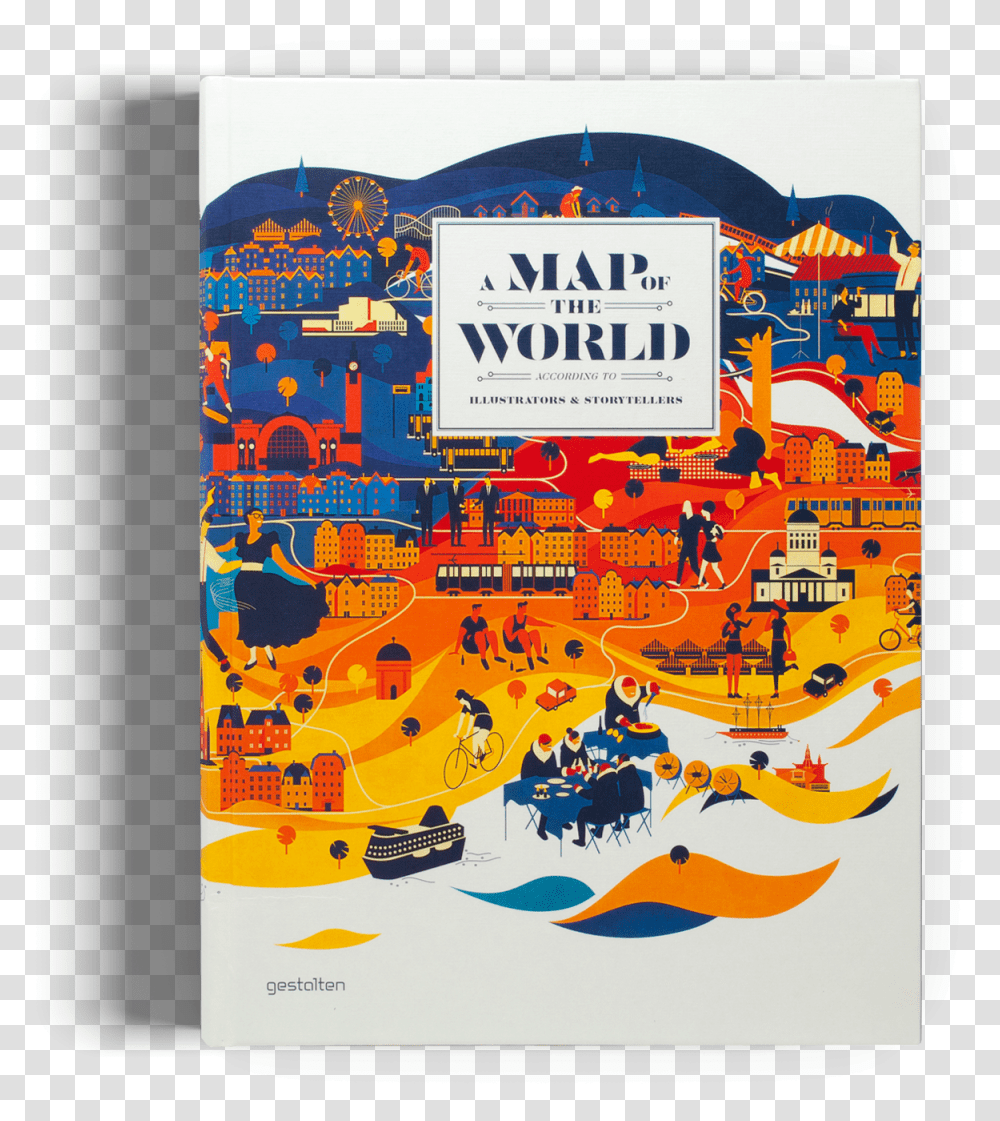 A Map Of The World Gestalten Book DesignClass Map Of The World Book, Advertisement, Poster, Flyer, Paper Transparent Png