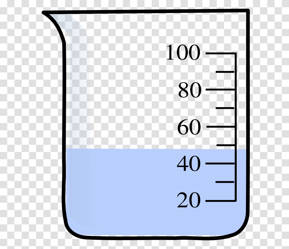 A Measuring Cup Clip Art Of A Glass, Plot, Bottle, Beverage, Drink Transparent Png