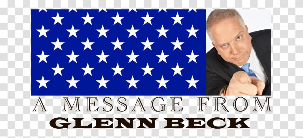 A Message From Glenn Beck Us Flag, Person, Human, American Flag Transparent Png