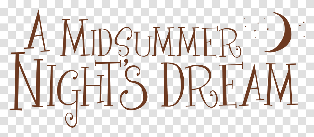 A Midsummer Nightquots Dream William Shakespearequots Midsummer Night's Dream, Alphabet, Number Transparent Png