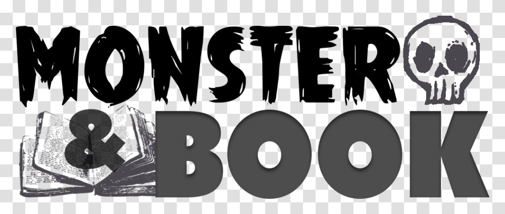 A Monster And Book Illustration, Number, Alphabet Transparent Png