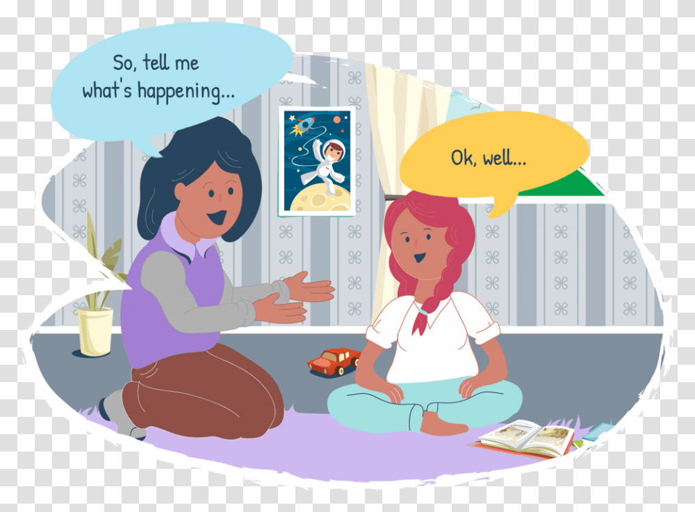 A Mother A Daughter Talking Mother And Daughter Talking Clipart, Person, Meal, Food Transparent Png