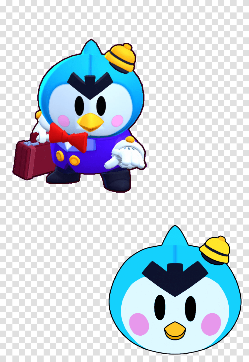 A Mr P Icon For Him Brawlstars Mr P Brawl Stars Head, Angry Birds, Art, Pac Man, Animal Transparent Png