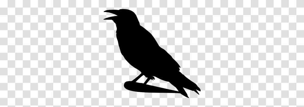 A Murder Of Ravens Librarian Ideas Crow Silhouette, Gray, World Of Warcraft Transparent Png