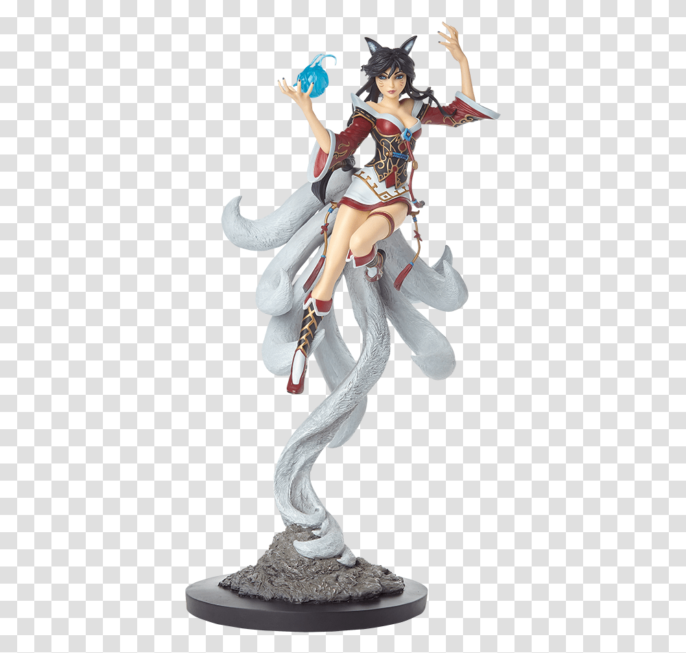 A New Dawn Statue Ahri New Dawn Statue, Person, Figurine, Clothing, Toy Transparent Png