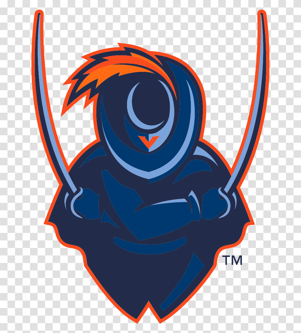 A New Generation Of Orange And Blue Virginia Cavaliers New Logo, Animal, Bird, Penguin, Graphics Transparent Png