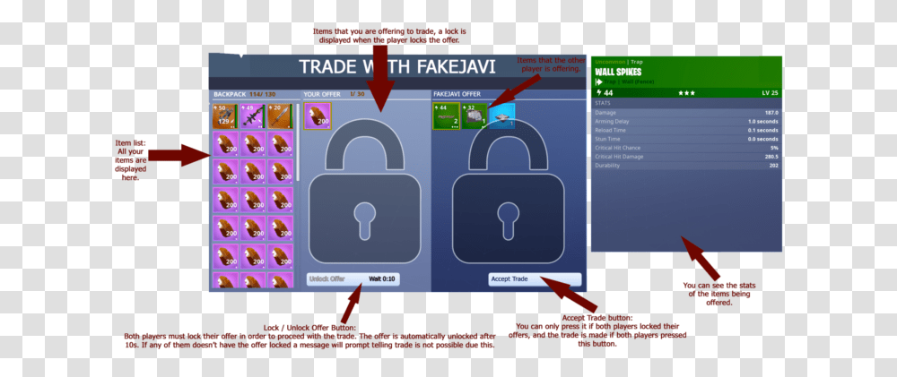 A New Trading System In Fortnite Yay Or Nay Gamespacecom Screenshot, Security, Scoreboard, Text Transparent Png