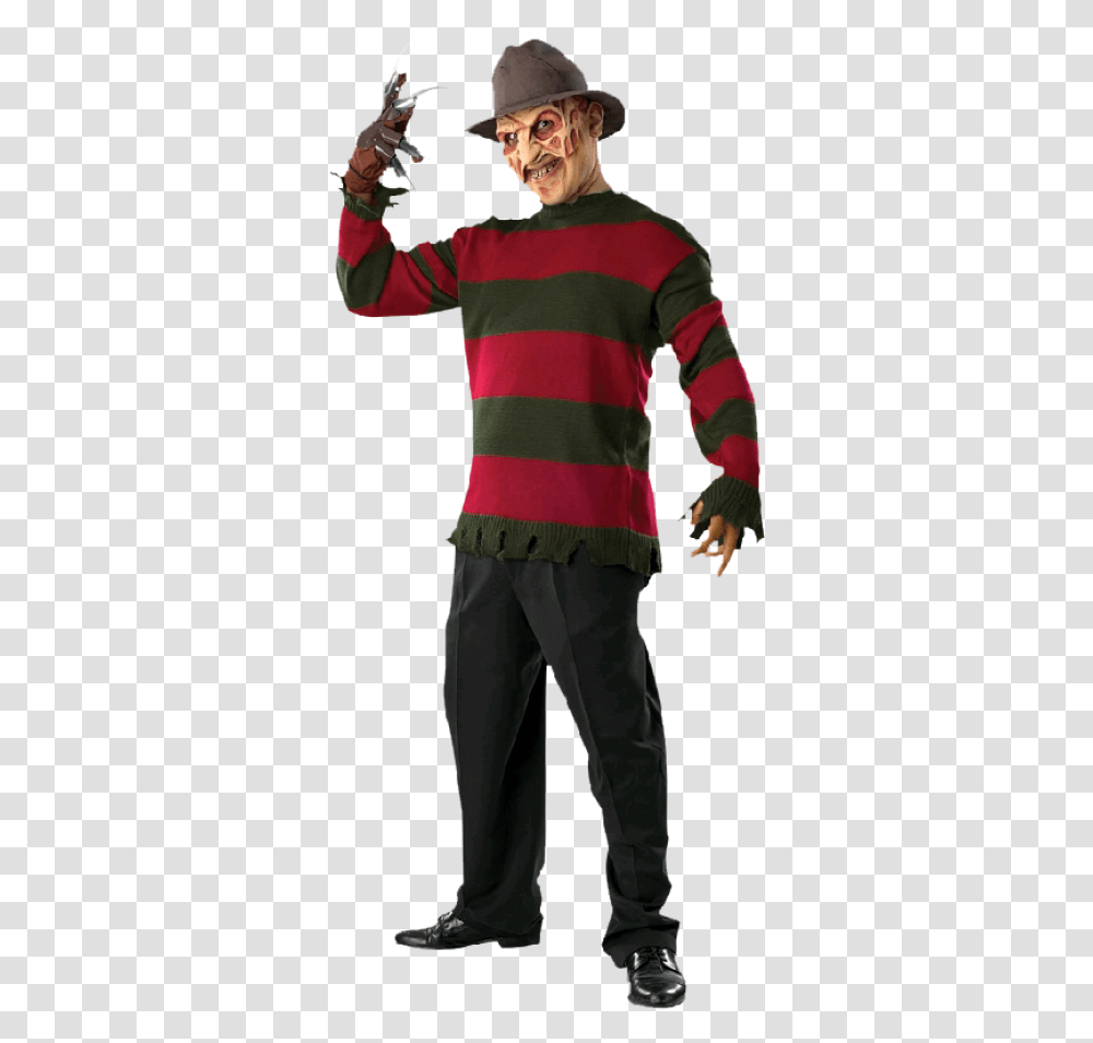 A Nightmare On Elm Street Freddy Krueger Costume, Apparel, Sleeve, Person Transparent Png