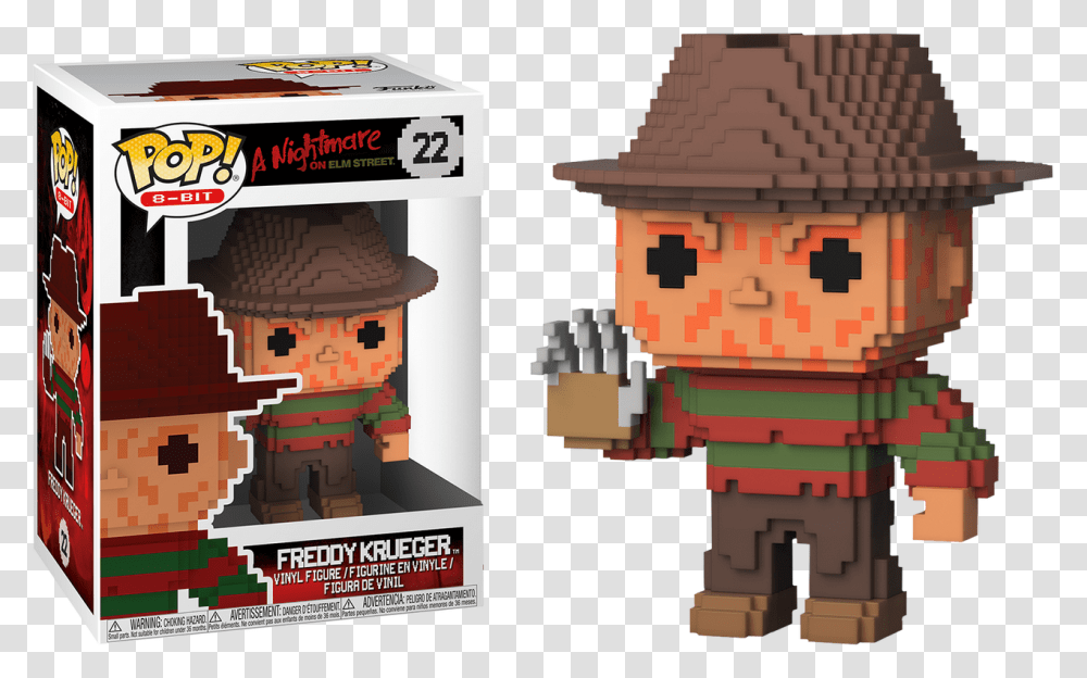 A Nightmare On Elm Street Funko Pop Freddy Krueger 8 Bit, Toy, Minecraft, Robot Transparent Png