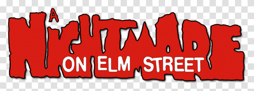 A Nightmare On Elm Street Movie Logo Nightmare On Elm Street Title, Alphabet, Poster, Word Transparent Png