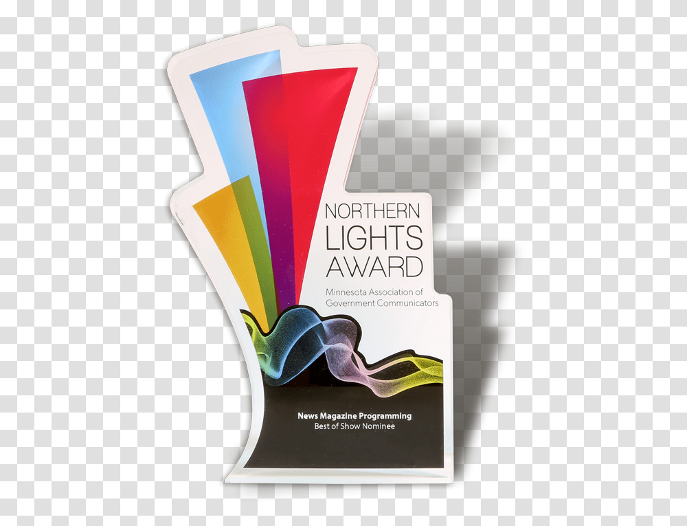 A Northern Lights Award Trophy Flyer, Poster, Advertisement, Paper, Brochure Transparent Png