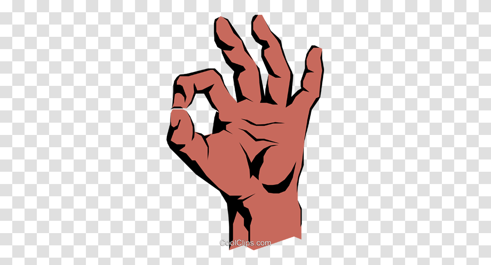 A Ok Sign Royalty Free Vector Clip Art Illustration, Hand, Fist, Finger, Wrist Transparent Png