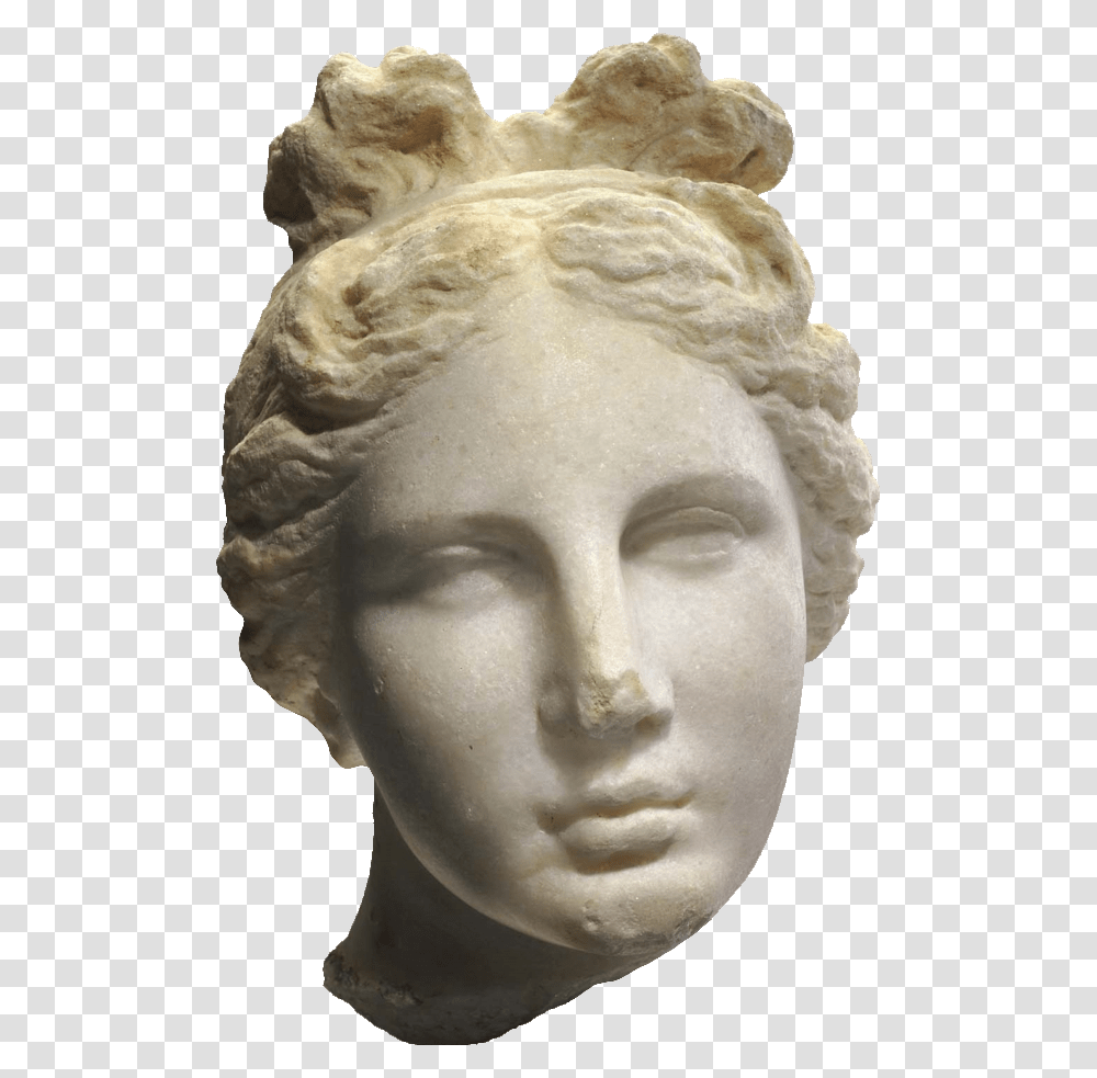 A P H R O D I T E Bartlett Head Of Aphrodite, Figurine, Sculpture, Person, Human Transparent Png