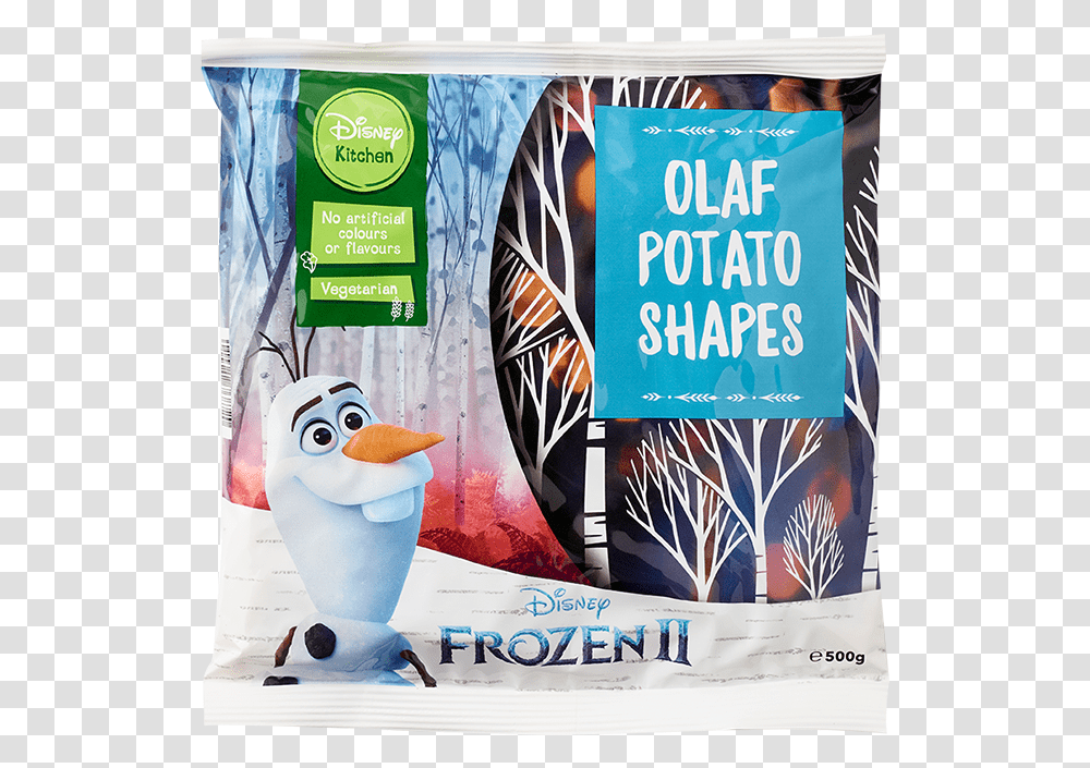 A Pack Of Olaf Potato Shapes Weighing 500g Will Set Iceland Frozen 2 Range, Flyer, Poster, Paper, Advertisement Transparent Png