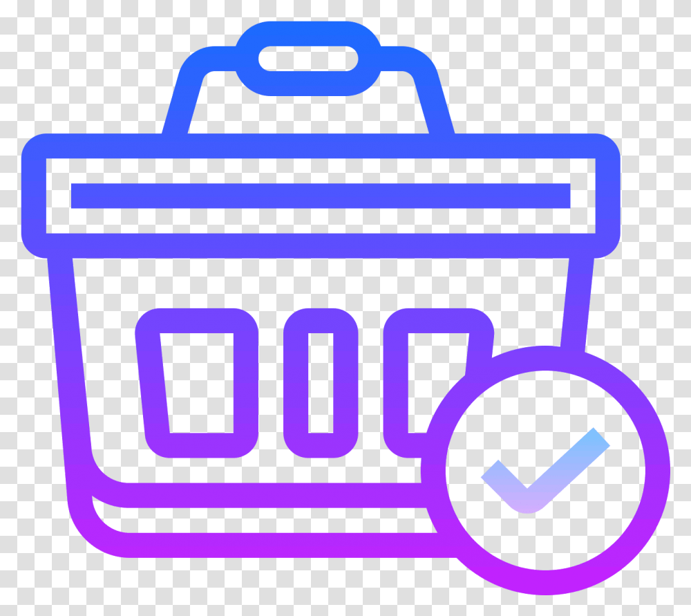 A Paid Icon Is Shown With A Hand Basket That You Go, Word, Security Transparent Png