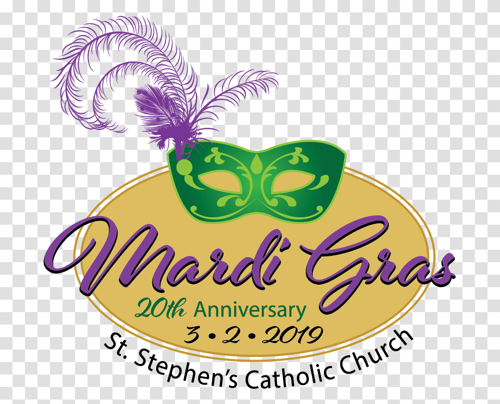 A Party With A Purpose Mardi Gras Images 2019, Doodle, Drawing, Label Transparent Png