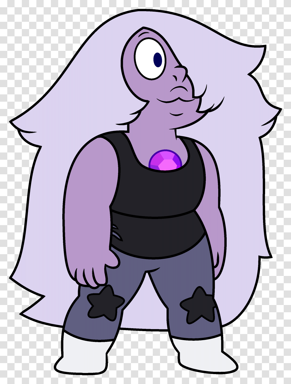 A Person Who Gets A Drastic New Haircut Or A Whole Steven Universe Amethyst Su, Drawing, Female Transparent Png