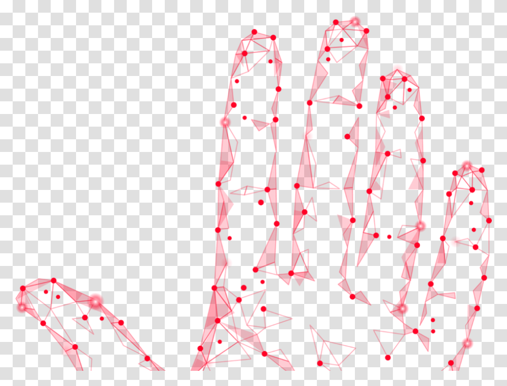 A Picture Showing Vein Patterns In A Hand, Doodle Transparent Png