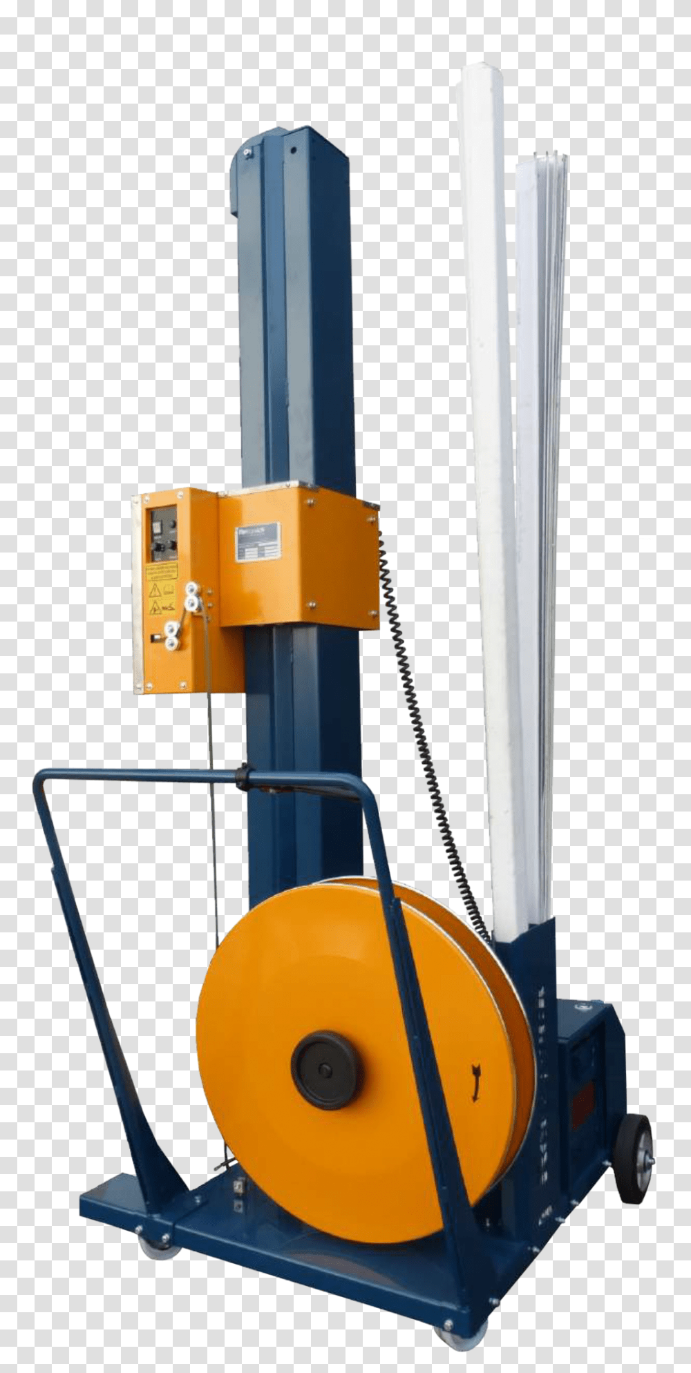 A Piece Of Semi Automatic Strapping Equipment That Strapping, Machine, Hardhat, Helmet Transparent Png