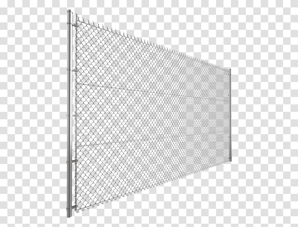 A Piece Of Well Assembled Chain Link Fence Is Displayed Mesh, Rug, Grille, Aluminium, Steel Transparent Png
