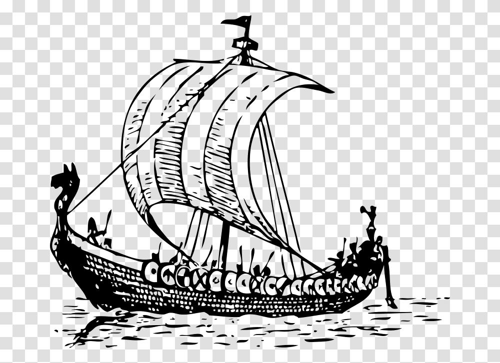 A Pirate Boat Viking Ship Clip Art, Gray, World Of Warcraft Transparent Png