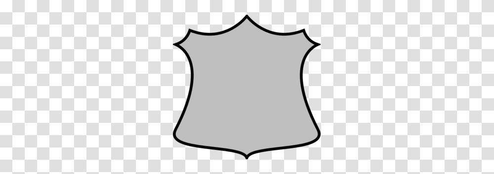 A Plain Shield Gray Clip Art, T-Shirt, Apparel, Armor Transparent Png