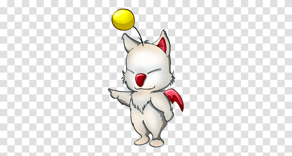 A Pointing Moogle Kupo, Plush, Toy, Snowman, Winter Transparent Png