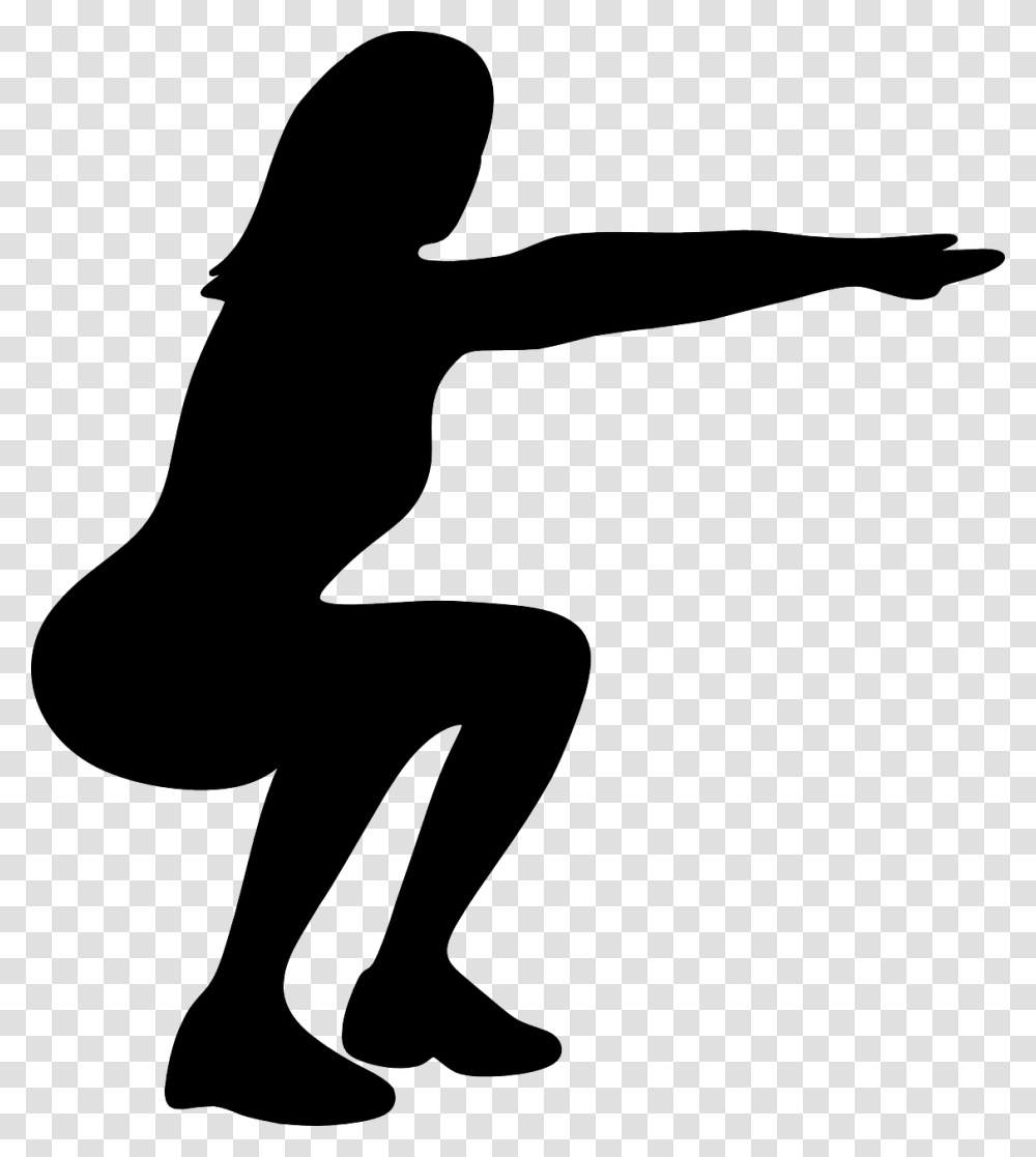 A Powerful Balancing Act Top Exercises To Increase Balance, Silhouette, Person, Human, Dance Pose Transparent Png