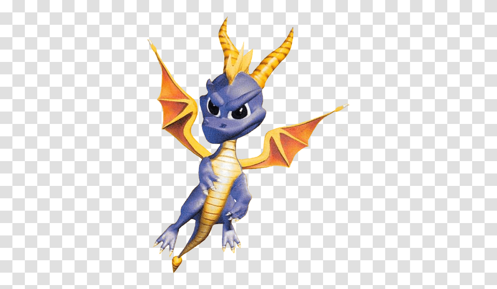 A Pretty Spyro The Dragon Flying, Person, Human, Figurine Transparent Png