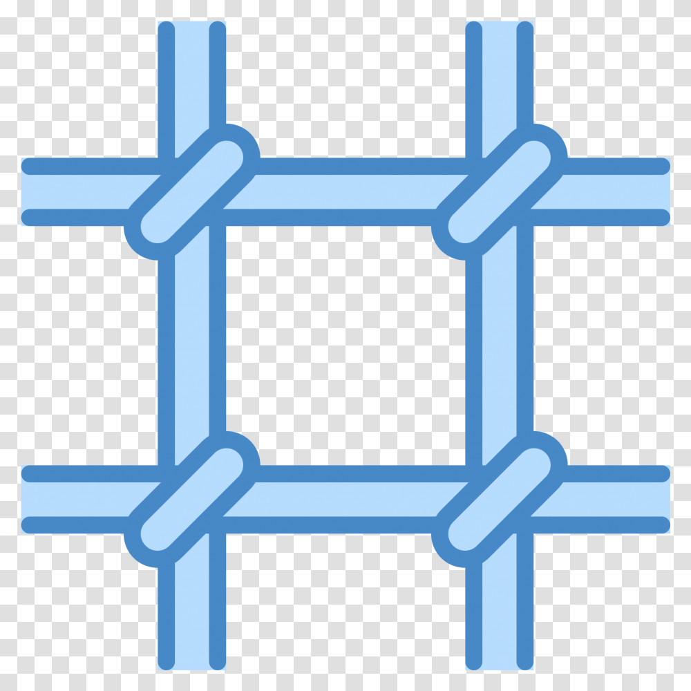 A Prison Symbol Consists Of Two Horizontal Lines And, Knot, Cross, Construction Transparent Png