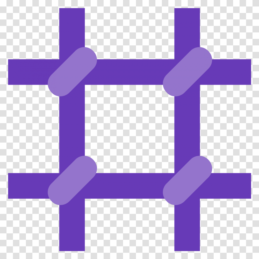 A Prison Symbol Consists Of Two Horizontal Lines And Lilac, Knot, Pattern Transparent Png