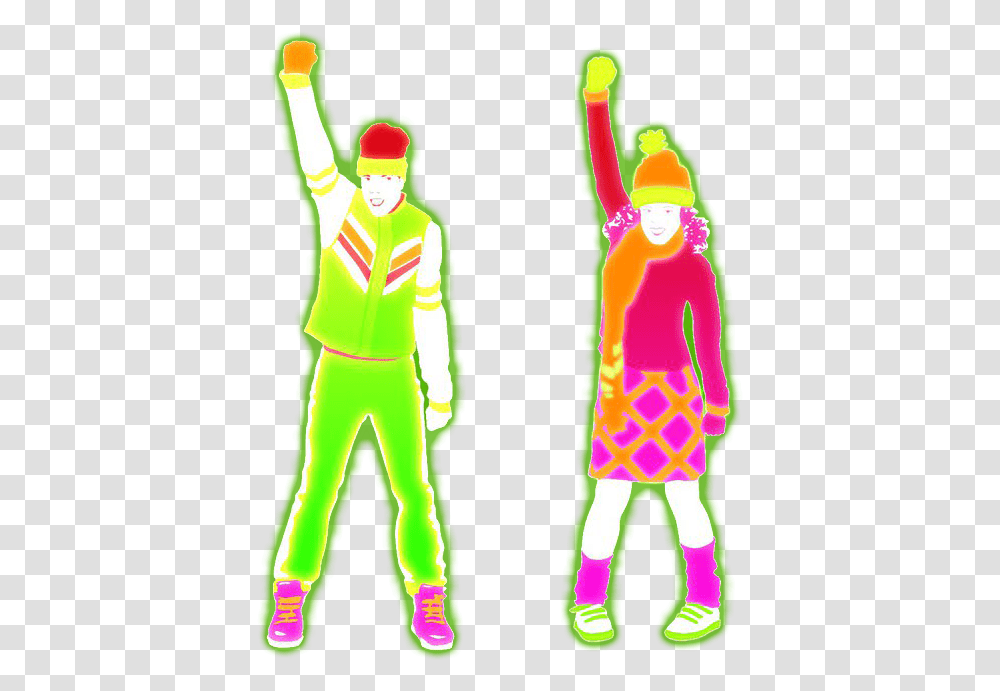 A Punk Extracted Dancers Download Just Dance 2 Wii, Person, Sleeve, Green Transparent Png