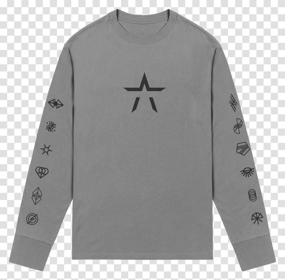 A Question About The Divisions Symbols Starset Logo, Long Sleeve, Clothing, Apparel, Sweatshirt Transparent Png