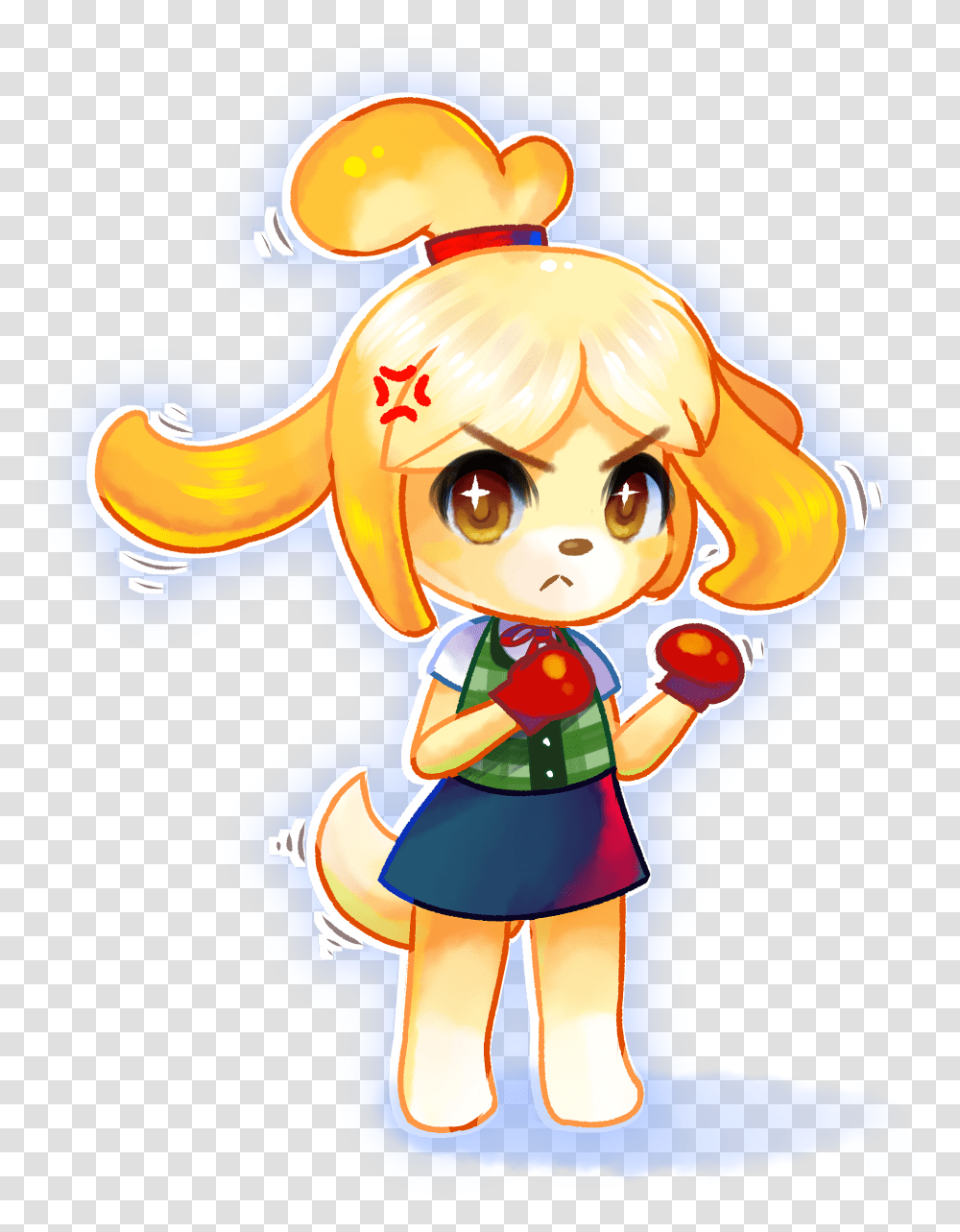 A Quick Doodle Of Isabelle Training For Animal Crossing Isabelle Angry, Graphics, Art, Manga, Comics Transparent Png
