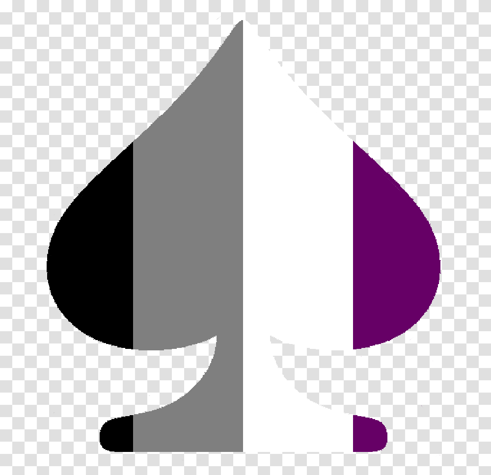 A Quick Mock Up Of An Ace Spades Tattoo Idea I Had Was Ace Of Spades Asexuality, Symbol, Text, Arrow, Alphabet Transparent Png
