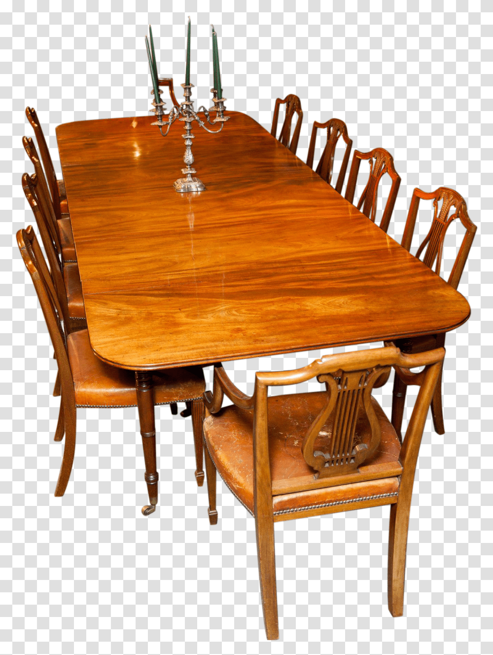 A Rare English Antique Mahogany Campaign Dining Table Kitchen Amp Dining Room Table, Chair, Furniture, Tabletop, Wood Transparent Png